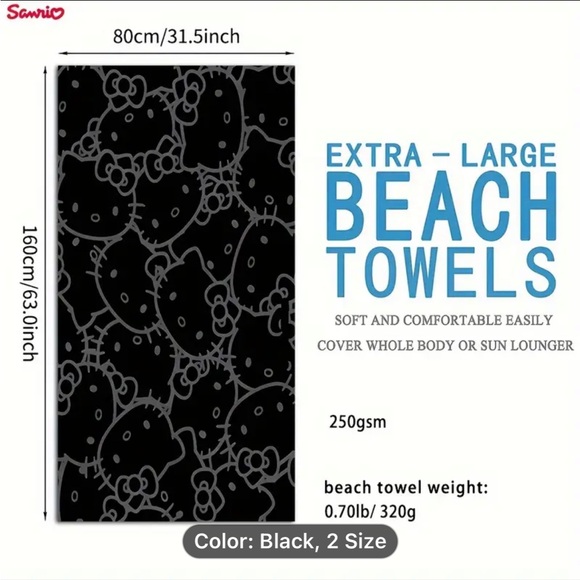 💕Hello Kitty towels. 💕 - Picture 3 of 3